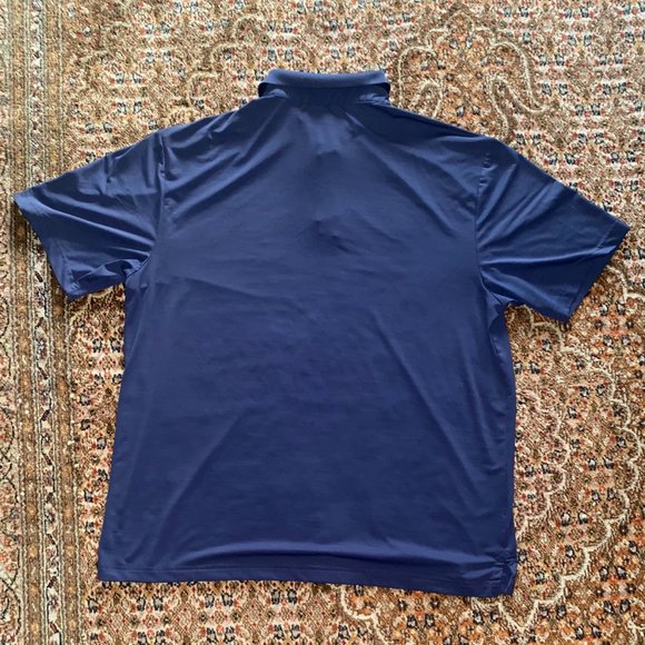 Ben Hogan Polo Shirt Mens XL Navy Blue Golf Short Sleeve Lightweight Casual - Picture 7 of 8
